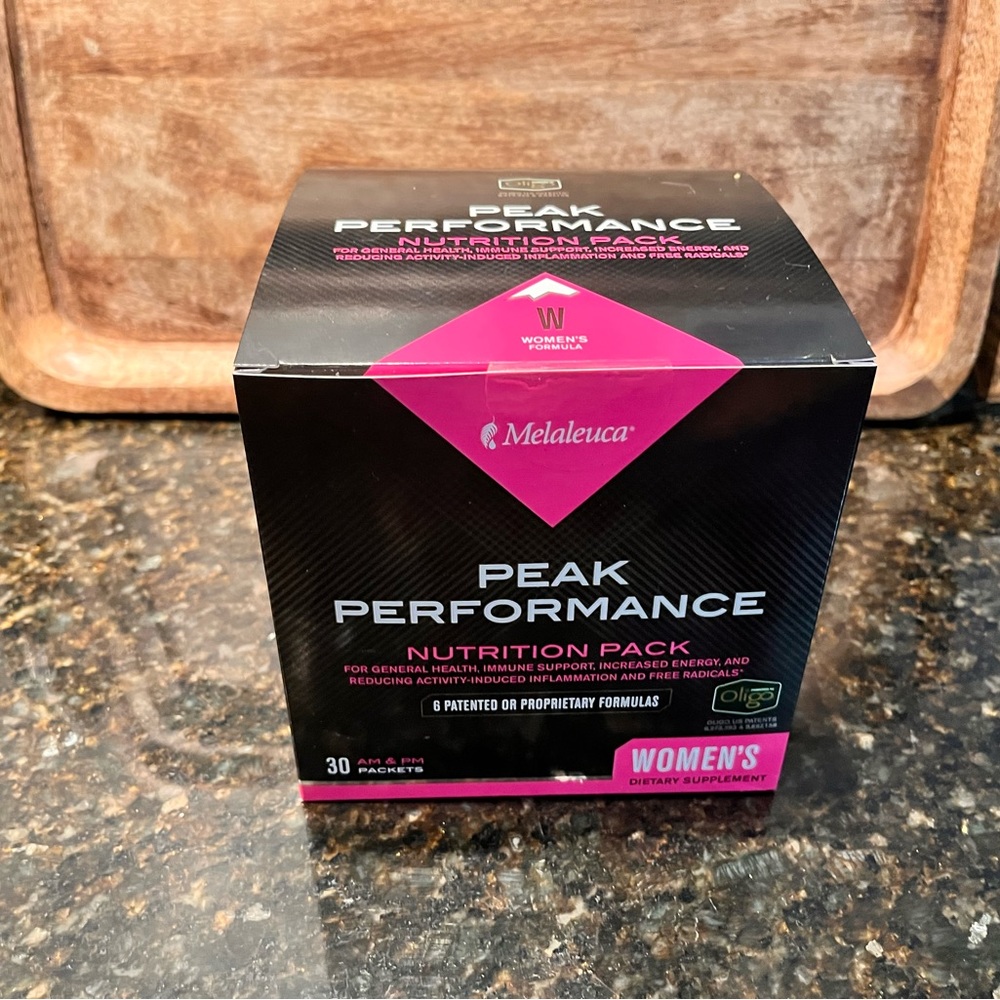 Melaleuca Peak Performance vitality essential vitamin pack for women